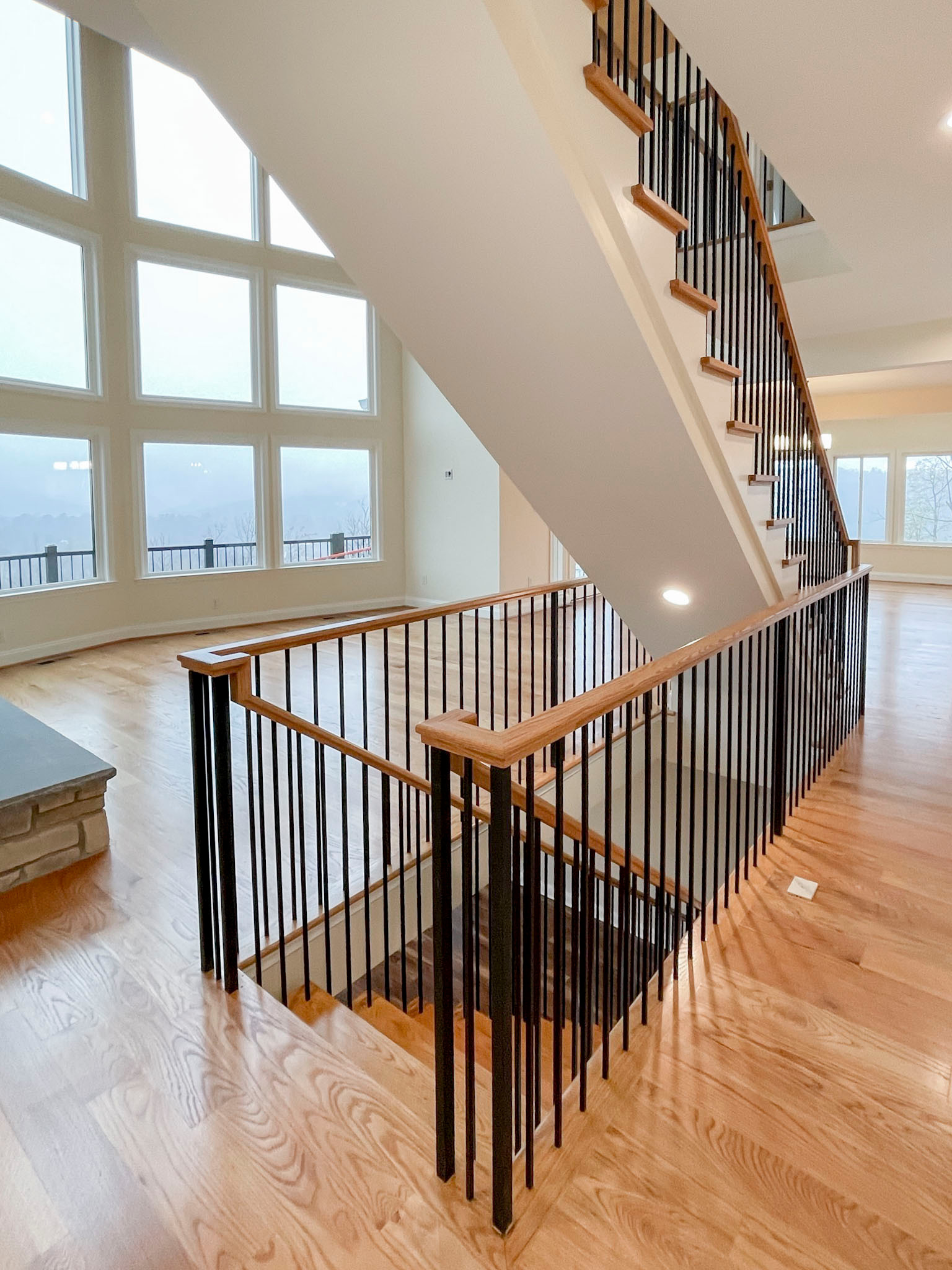 97_Airy Straight-Floating Staircase in Transitional-Mountain Home, Luray, VA 228