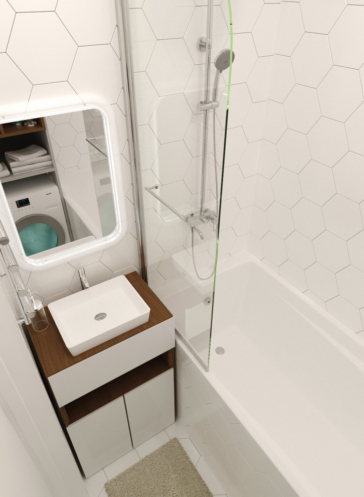 квартира для молодой пары - ванная комната