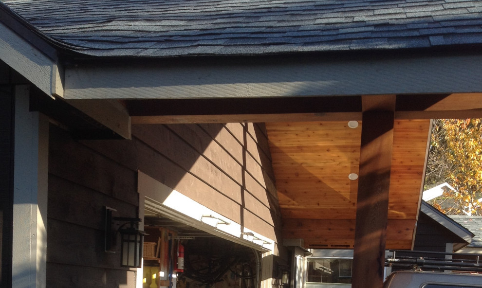 Cedar Siding and Gable End and Bracing