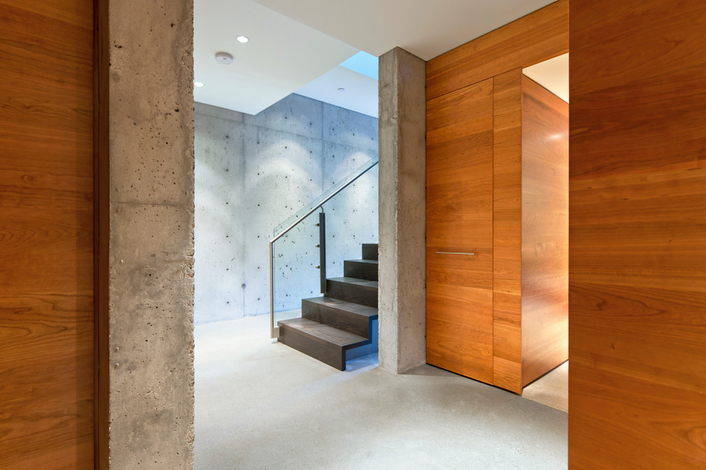 Inspiration for a modern hallway in Vancouver.