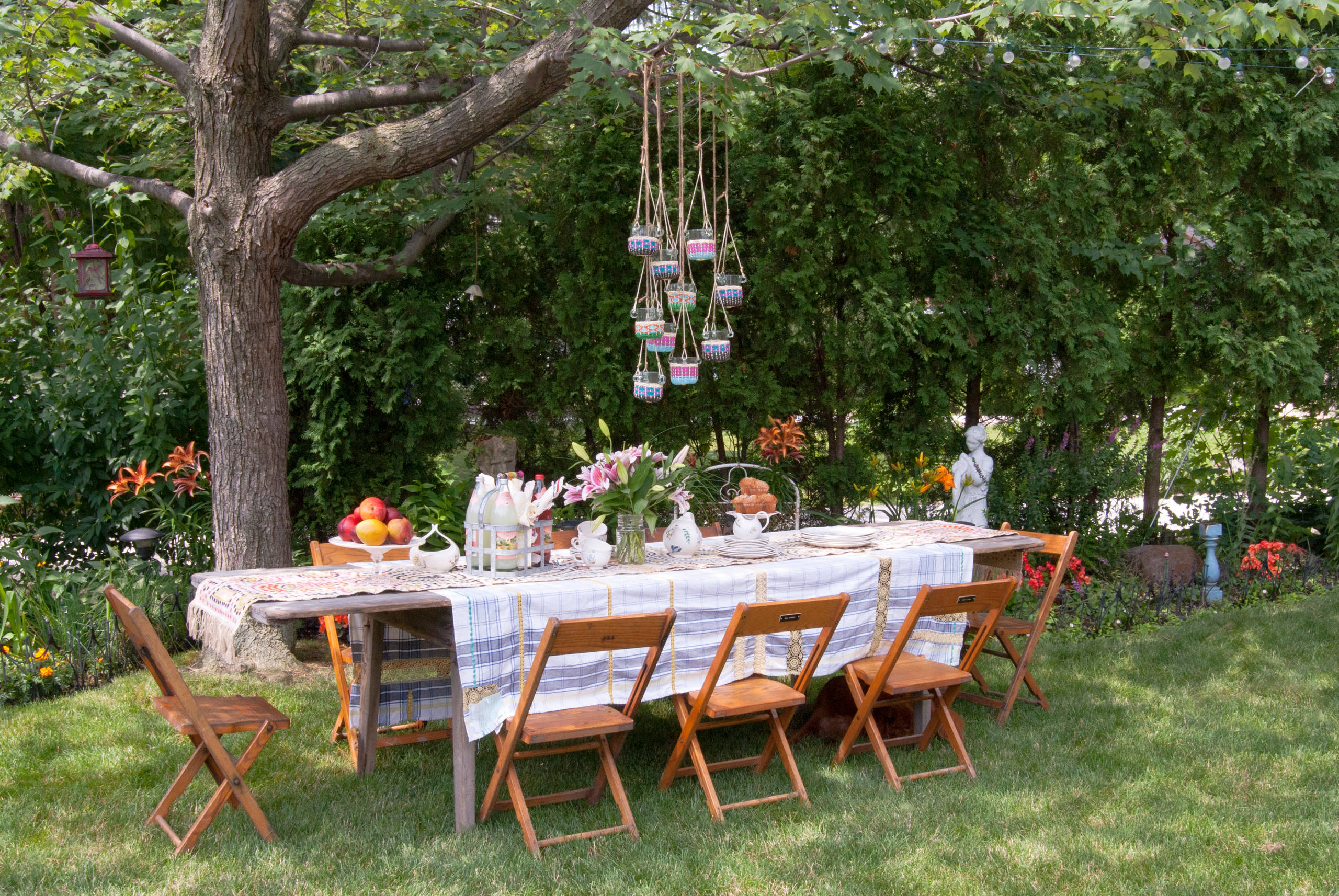 Outdoor-Deko: 11 Ideen für eine lässige Gartenparty im Boho-Stil
