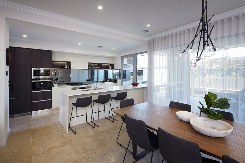 Photo of a contemporary kitchen in Perth.