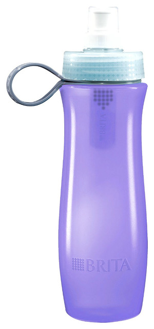 Brita Soft Squeeze Water Filtration Bottle, Violet