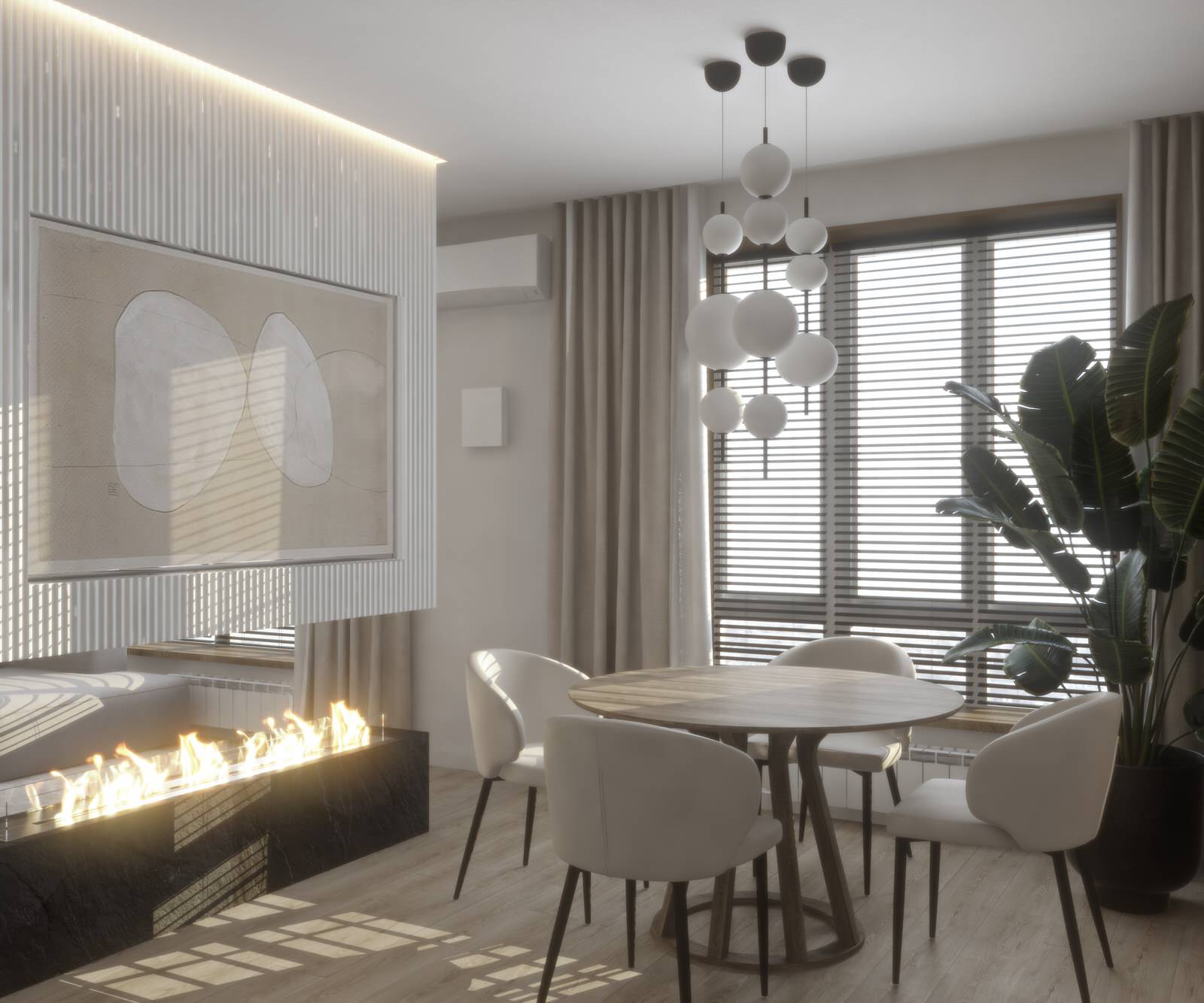 Современный дизайн квартиры 90м2