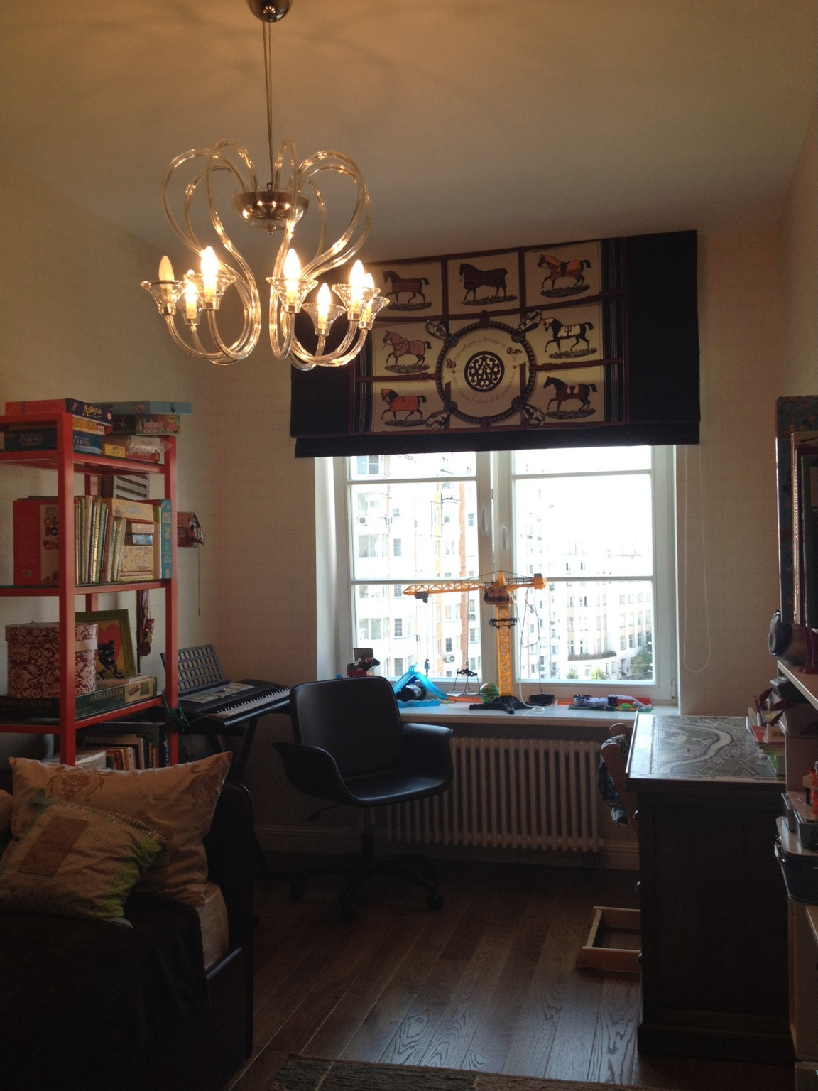 Квартира в Москве. Текстильное оформление окон.