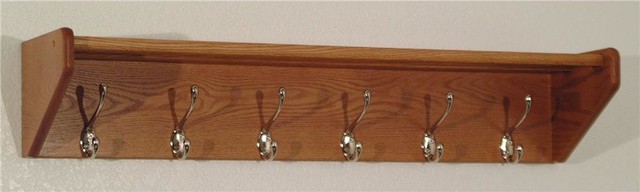 Wall Mounted Hat and Coat Rack with 6 Hook