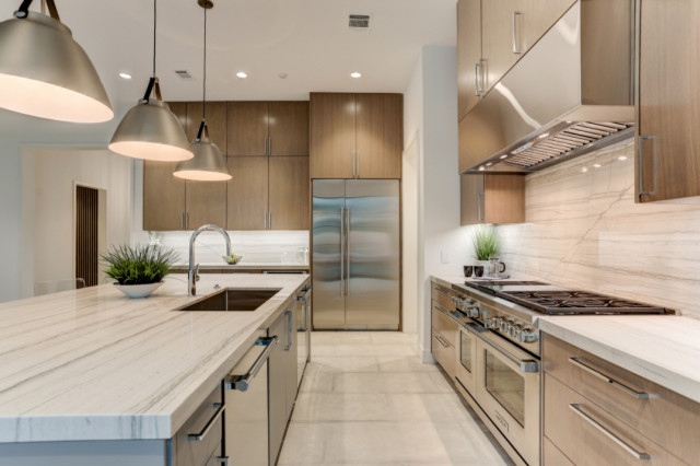 Contemporary kitchen modern-kueche