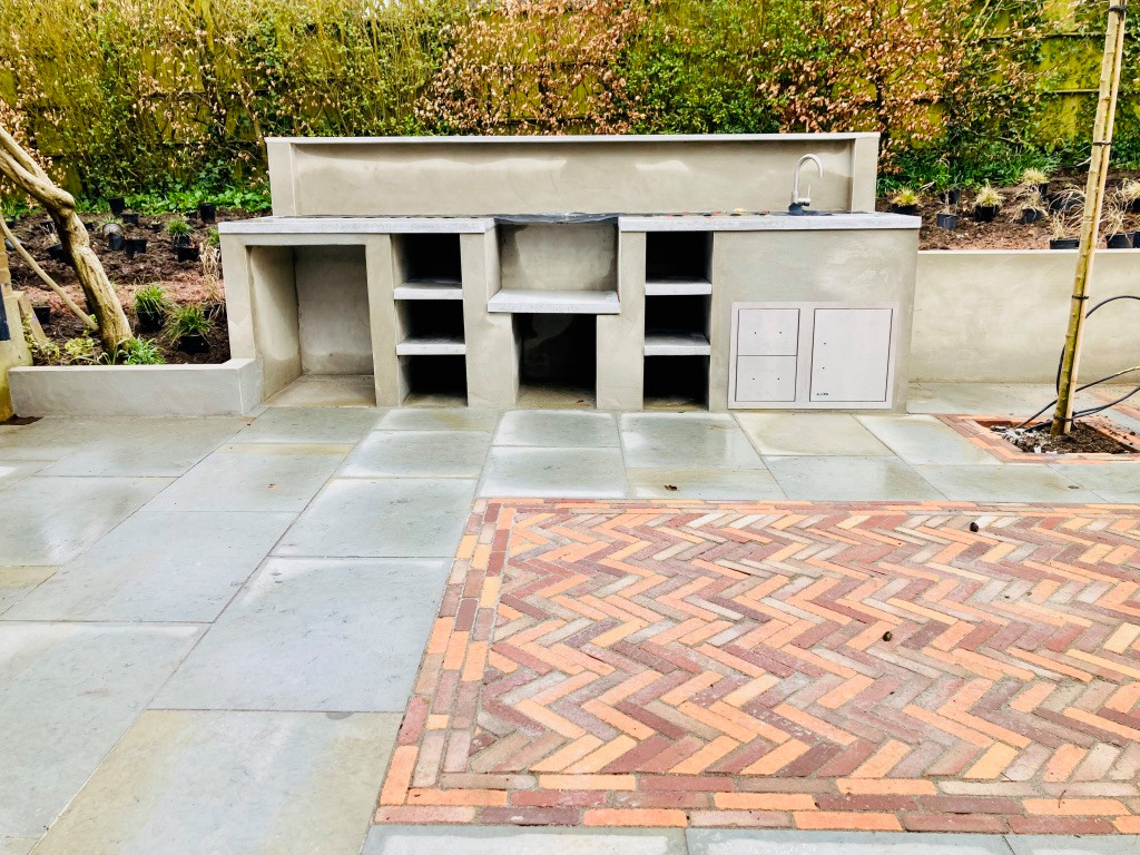 Old Meets New: A Modern Outdoor Kitchen
