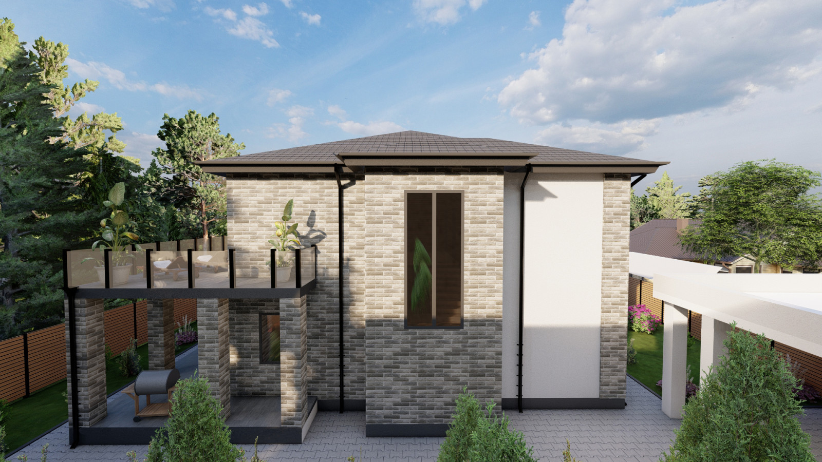 Проект двухэтажного дома 290 квм