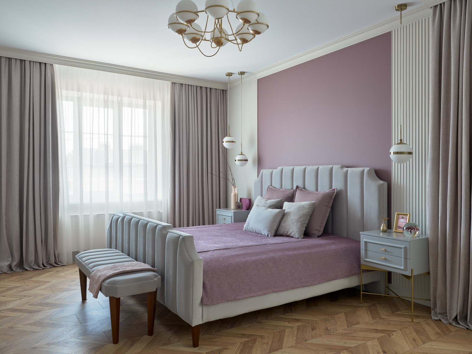 Современный интерьер с нотками классики