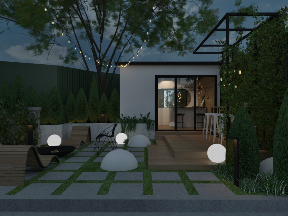 Ландшафтный дизайн двора