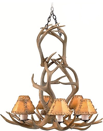 Tangled Antlers VIV Chandelier - Rustic - Chandeliers - by Arte De ...