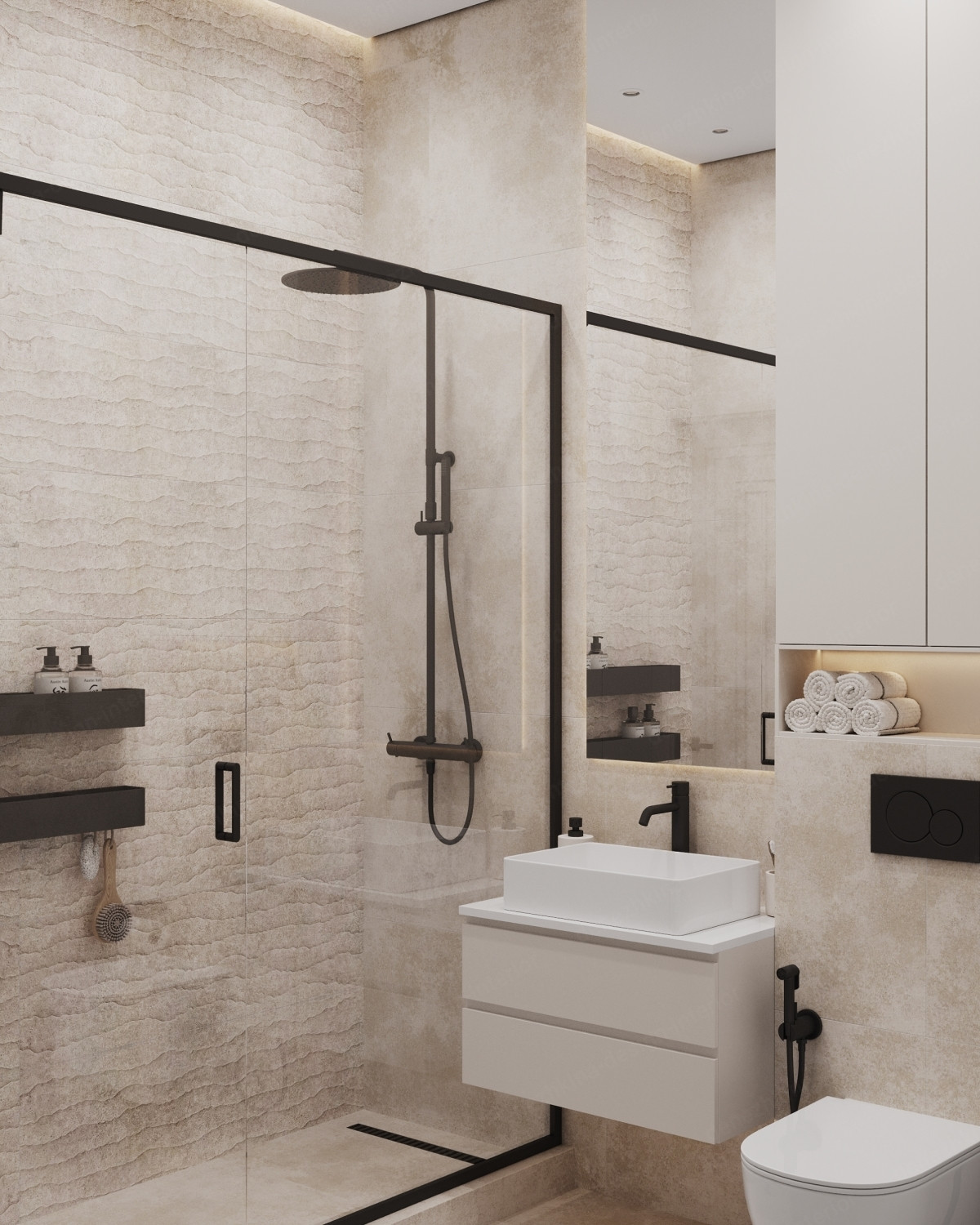 Дизайн проект 1 комнатной квартиры - ЖК Прокшино