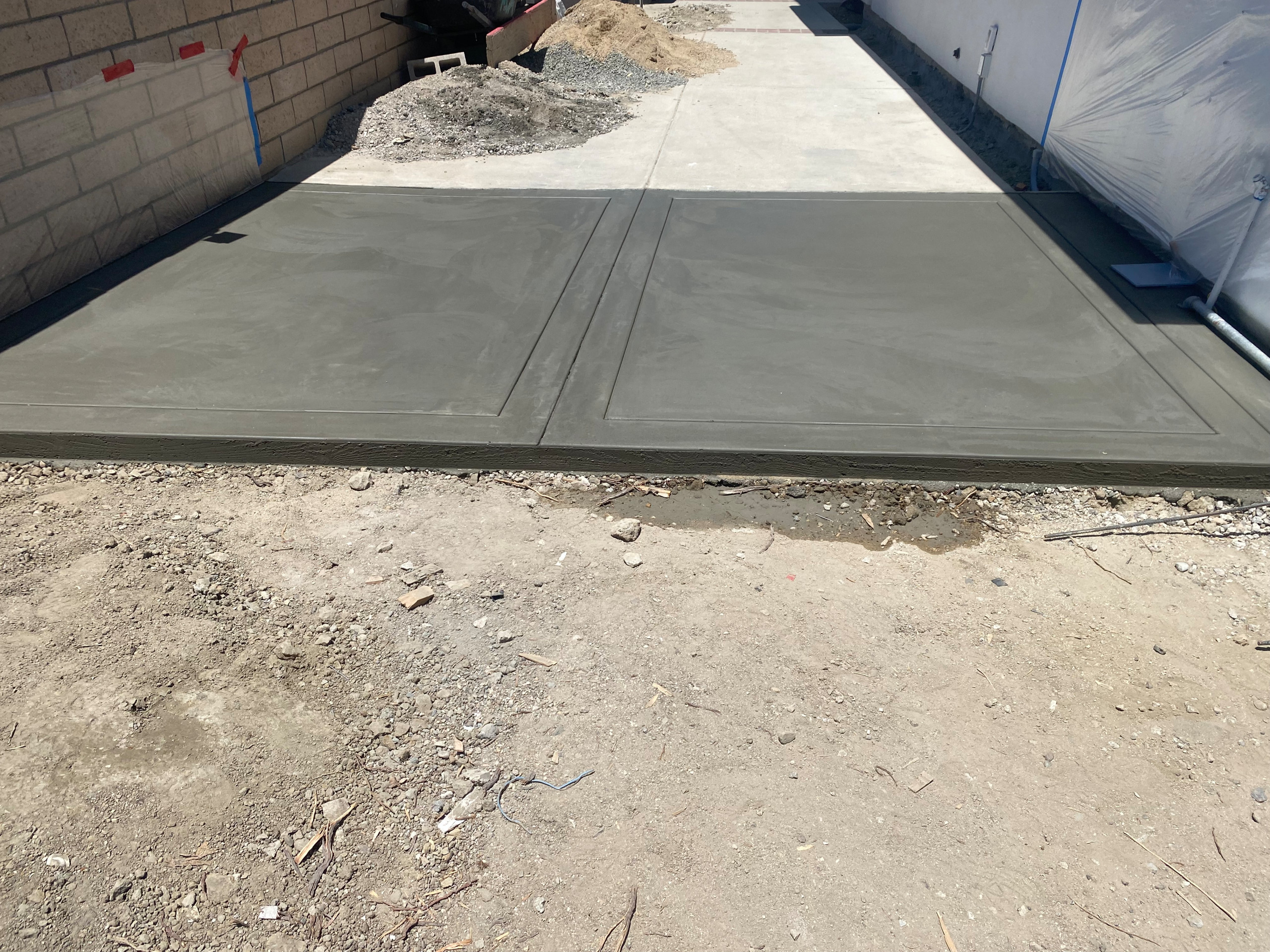 French Edged Concrete