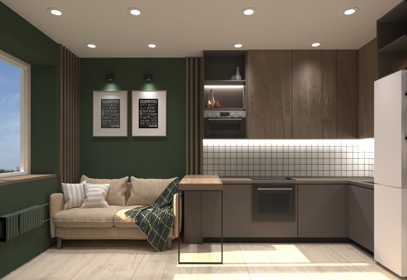 Кухня-гостиная