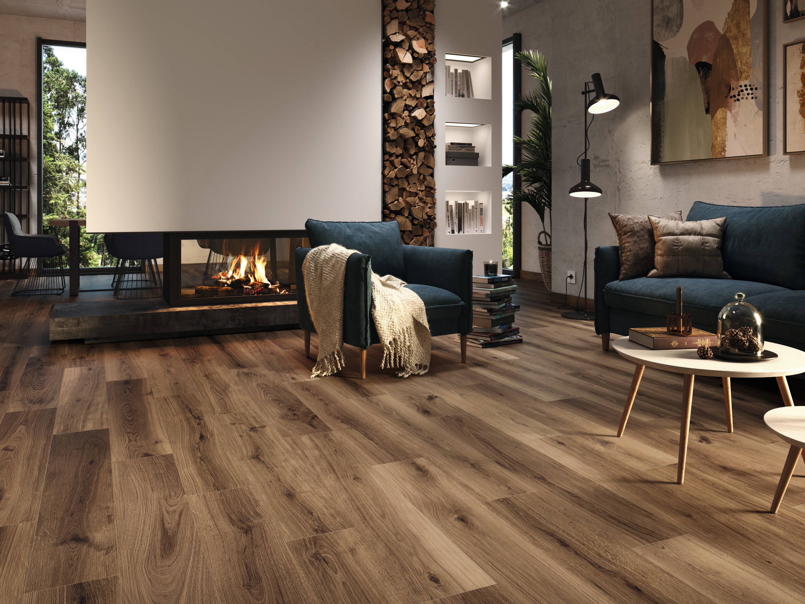 Kohn Tobacco Wood Effect Porcelain