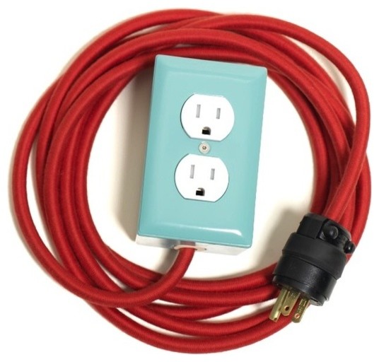 12 Ext_ +2, Mint - Modern - Extension Cords And Power Strips - by Conway Electric