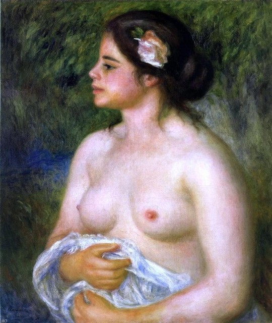Pierre Auguste Renoir Gabrielle with a Rose (The Sicilian Woman) Print