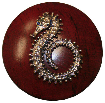 Sea Horse Drawer Knob 1 75 Beach Style Cabinet And Drawer