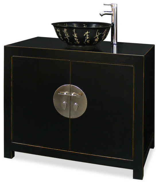 China Furniture and Arts Elmwood Ming Vanity & Reviews Houzz