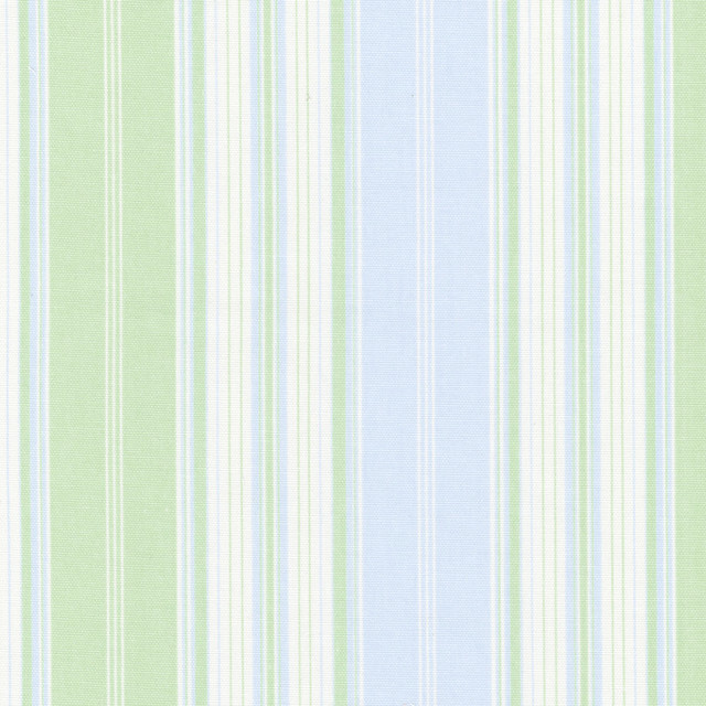 Blue and Green Stripe Fabric