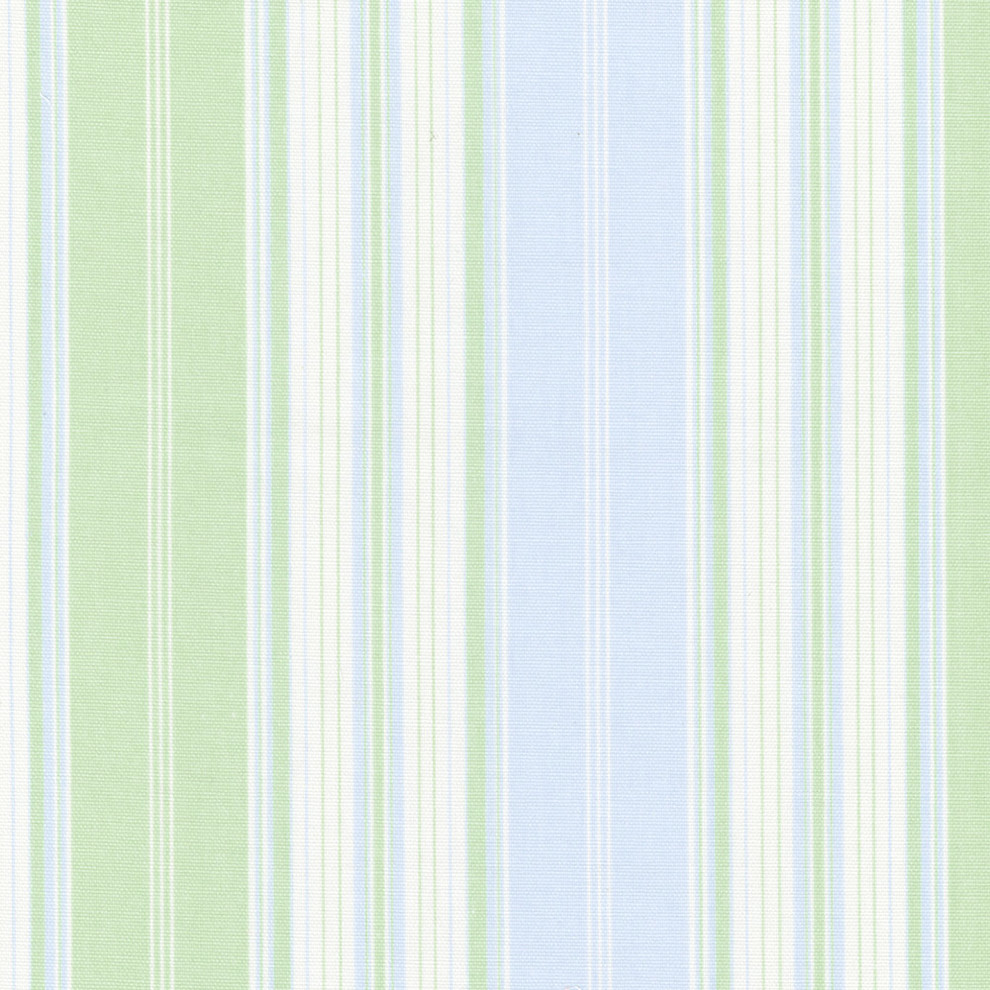Blue and Green Stripe Fabric