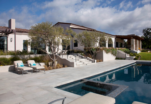 Rancho Santa Fe medelhavsstil-fasad