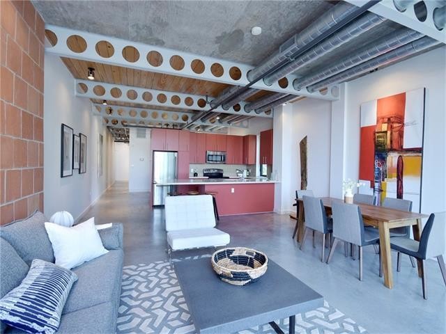 Home design - industrial home design idea in Austin