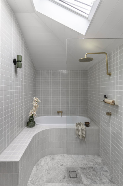 Ferndale Cottage contemporary-badrum