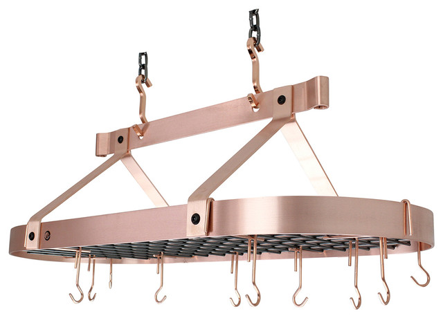 Oval Ceiling Rack Handcrafted 60