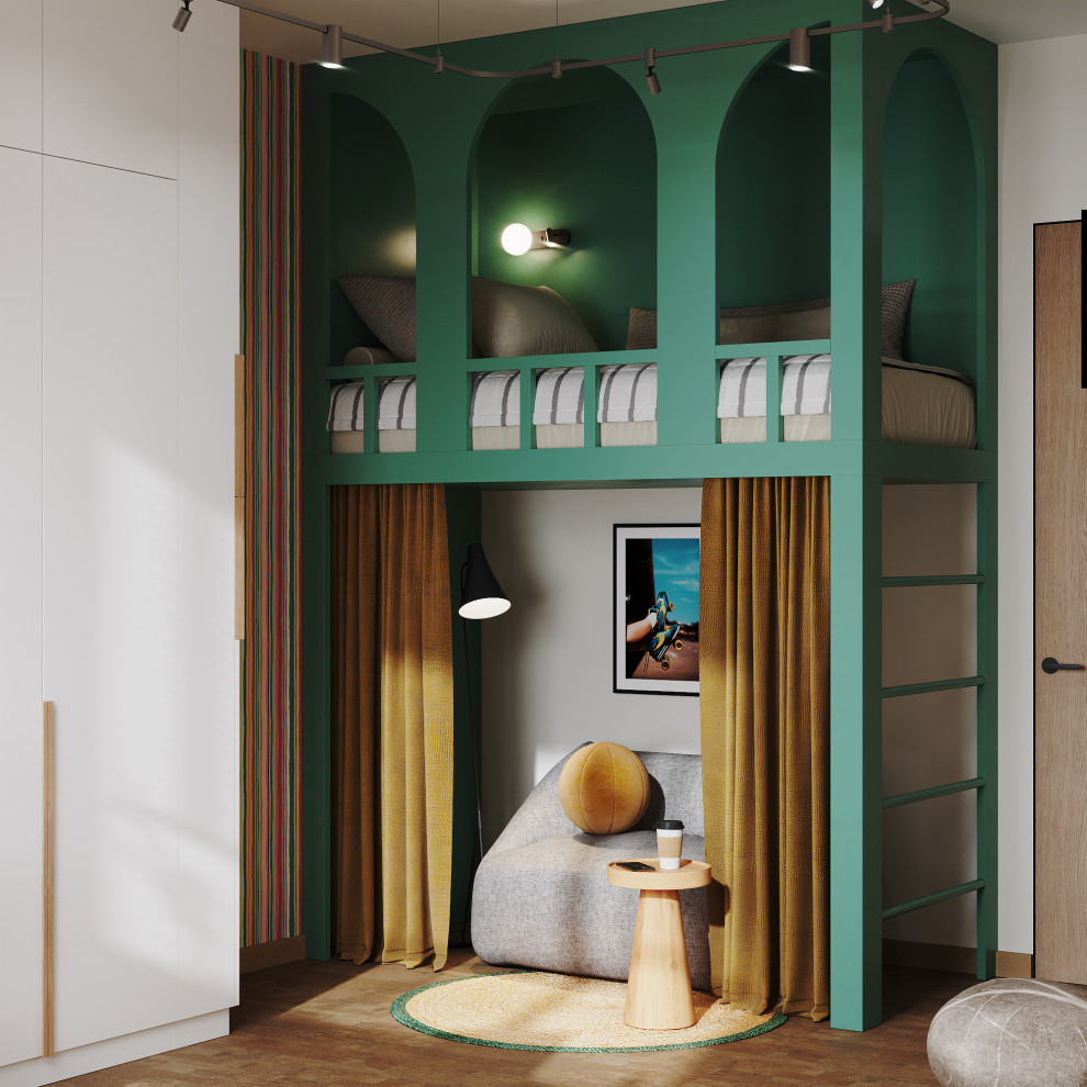 Квартира для семьи с двумя детьми в ЖК Monodom Lake г. Москва.