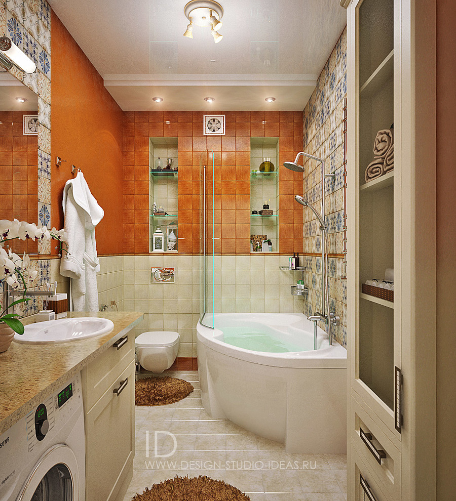 Ванная и душевая в двух вариантах