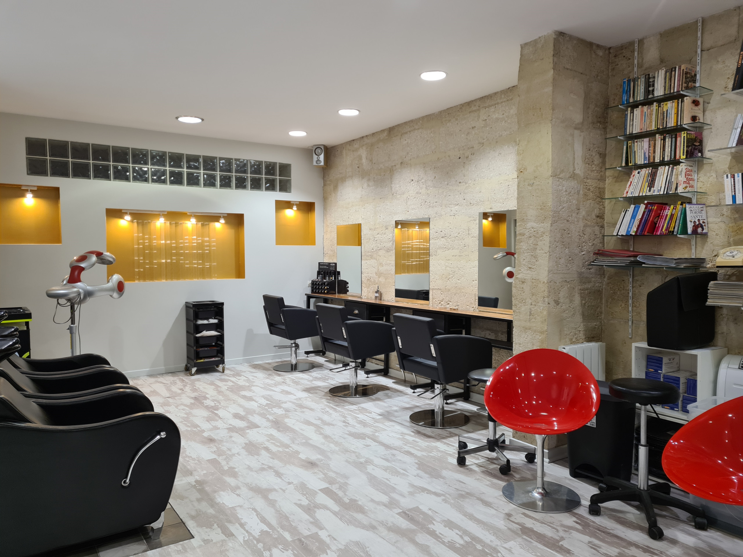Relooking d'un salon de coiffure