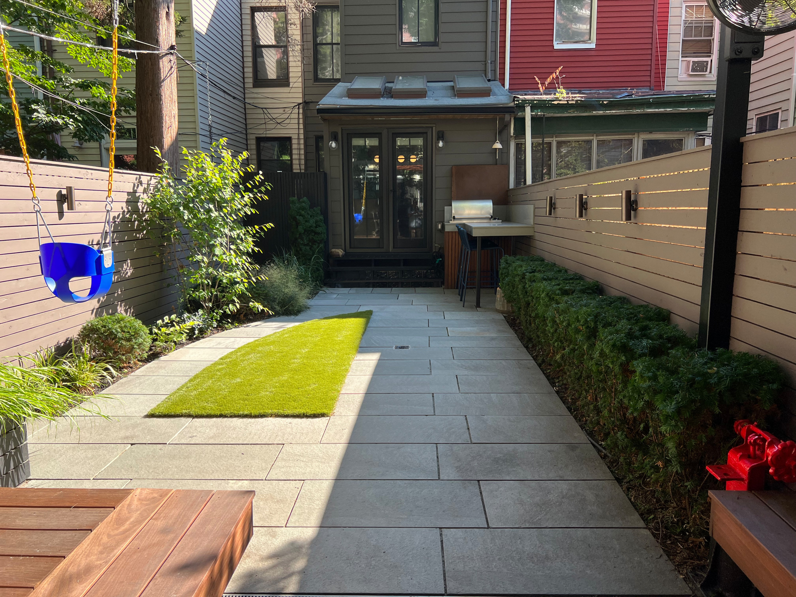 Shady Garden Deck and Pergola Renovation