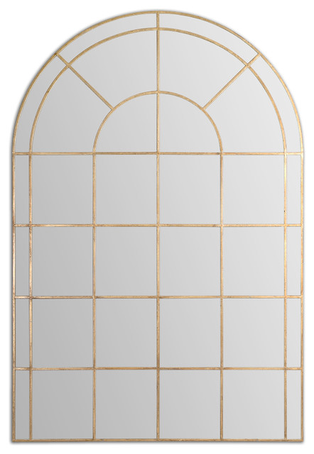 Grantola Arched Mirror Contemporary Wall Mirrors By Ownax - Valenti Arch Gold Wall Mirror Grantola Arched Mirror Contemporary Wall Mirrors By Ownax - Valenti Arch Gold Wall Mirror
