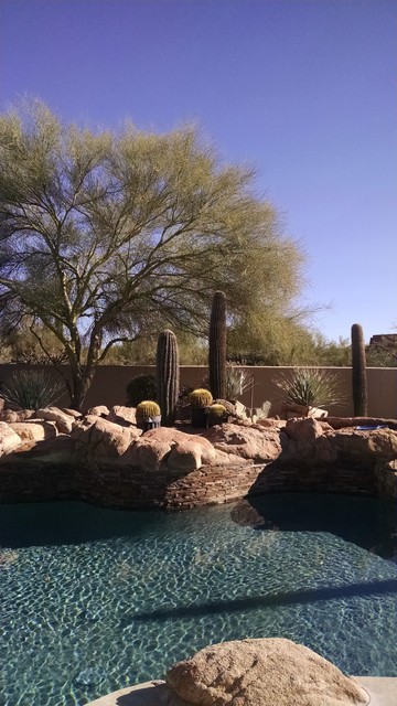 Waterfalls modern-swimming-pool
