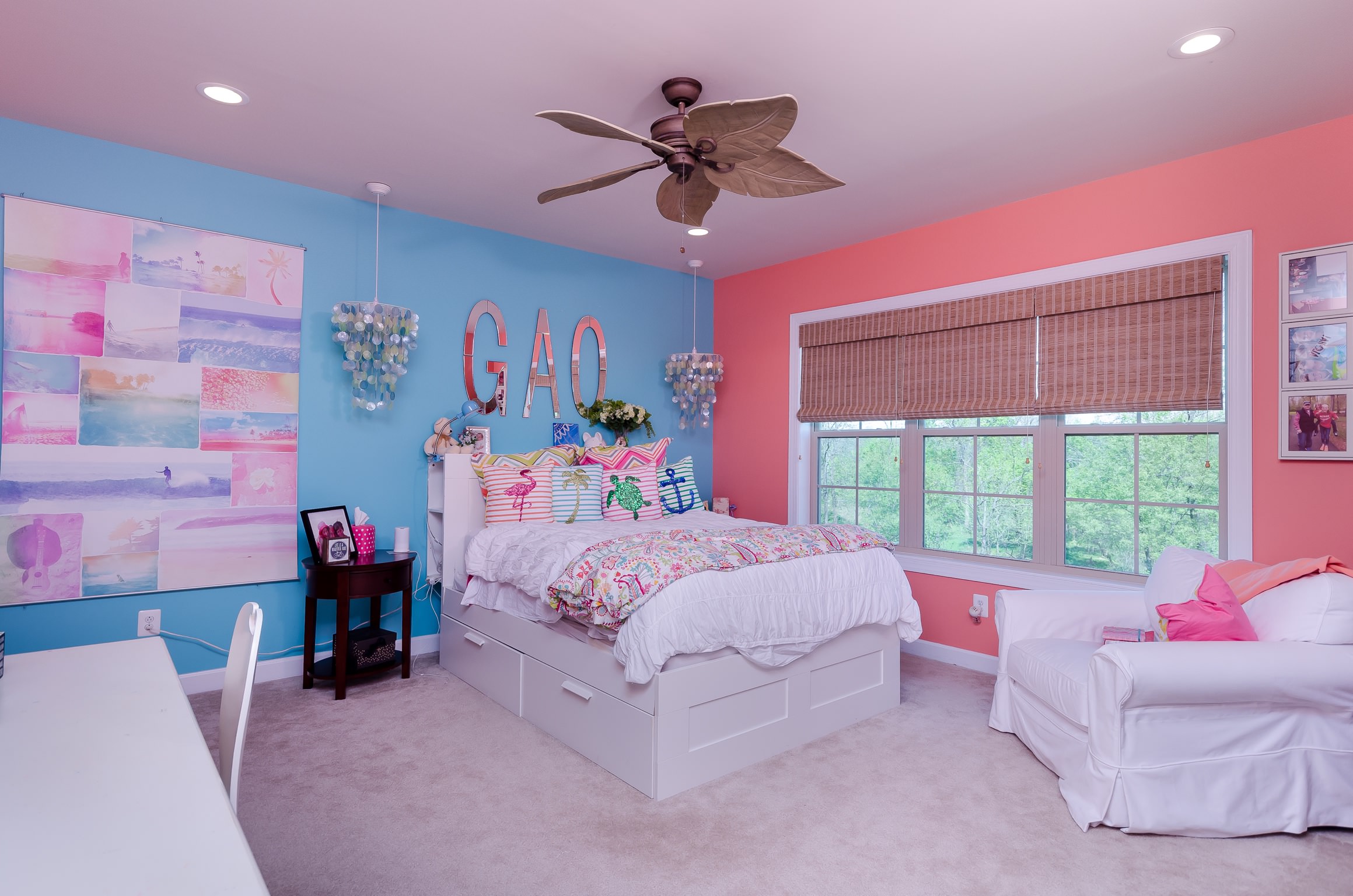75 Purple Bedroom with No Fireplace Ideas You'll Love - December, 2025 |  Houzz, image size:2319x1536