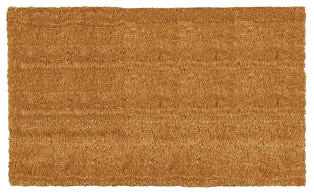 Natural Coir Doormat Contemporary Doormats By Home More