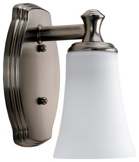 Progress Lighting P2970 Single-Light Reversible Bathroom Sconce