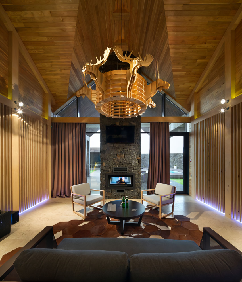 Дом и интерьер в стиле Шале, КП "Руза"