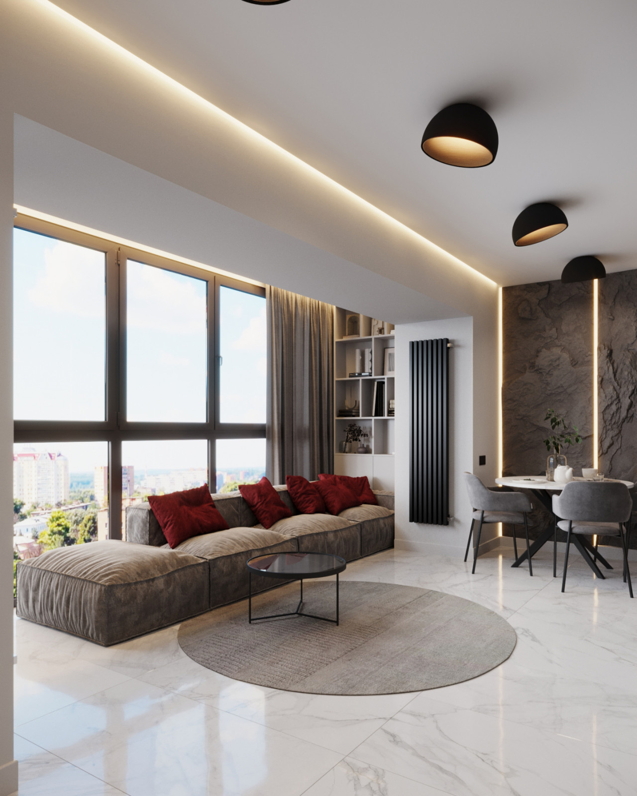 Дизайн-проект квартиры в современном стиле