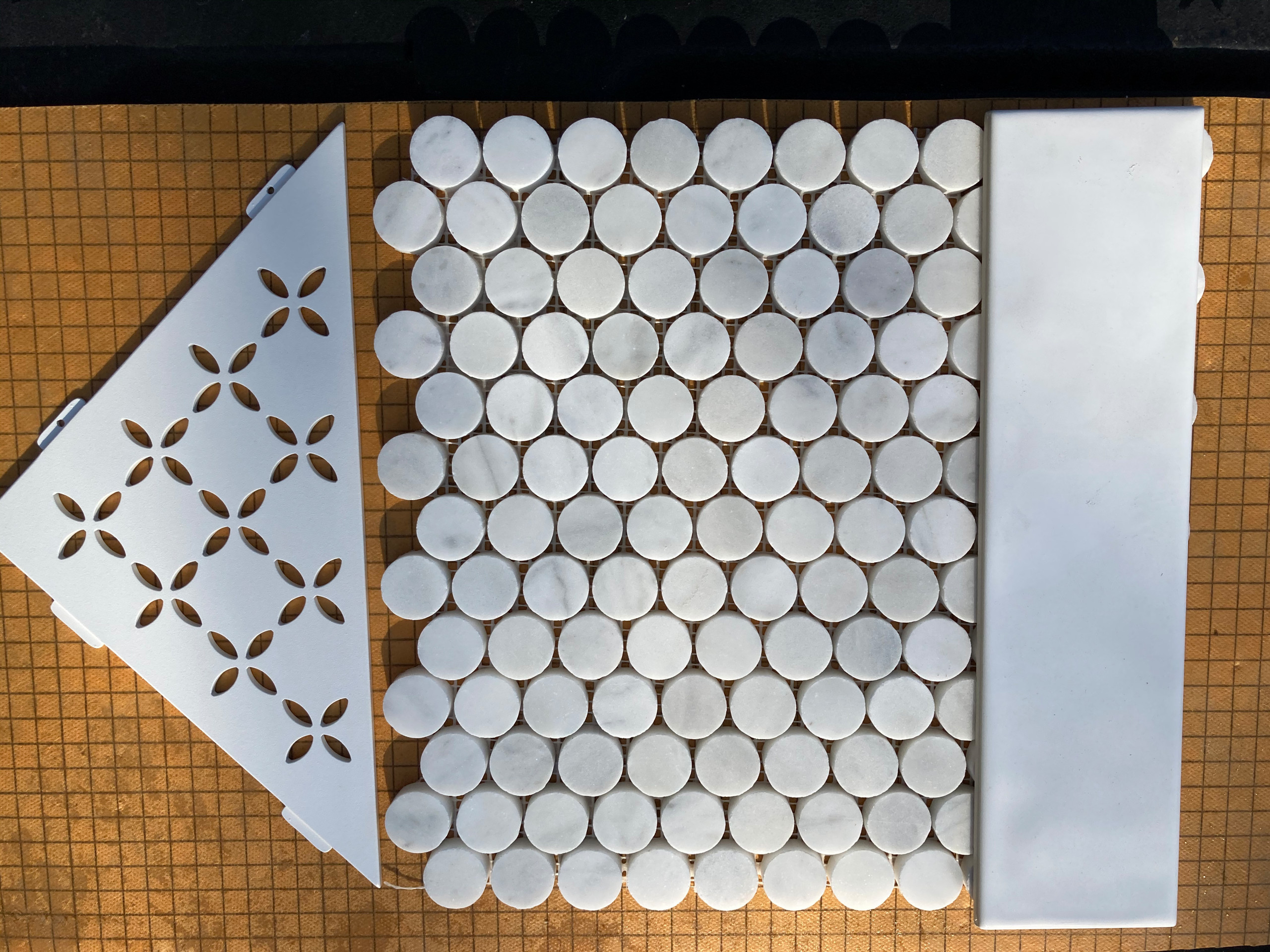 Subway tile and stone