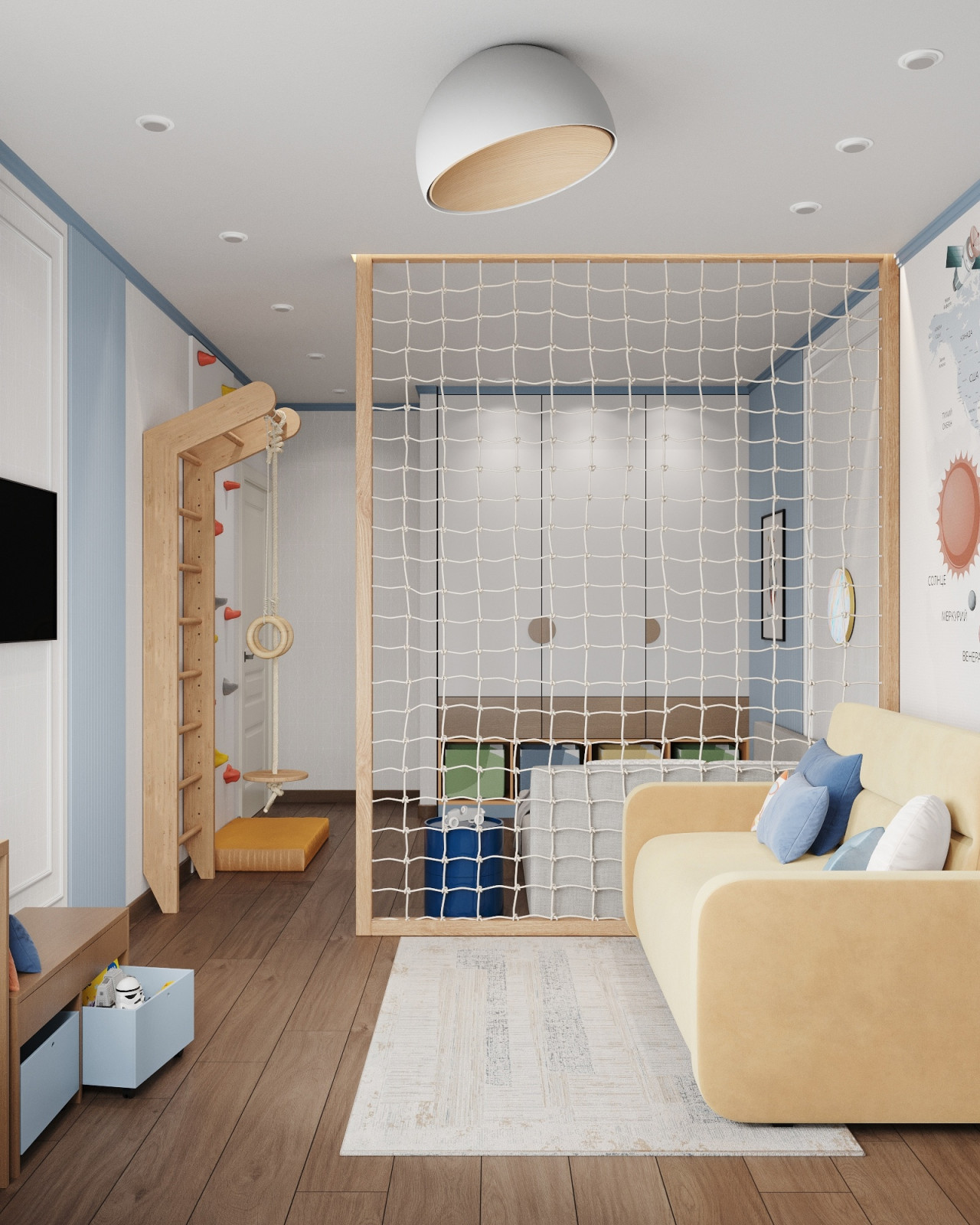 Проект детской комнаты для мальчишки