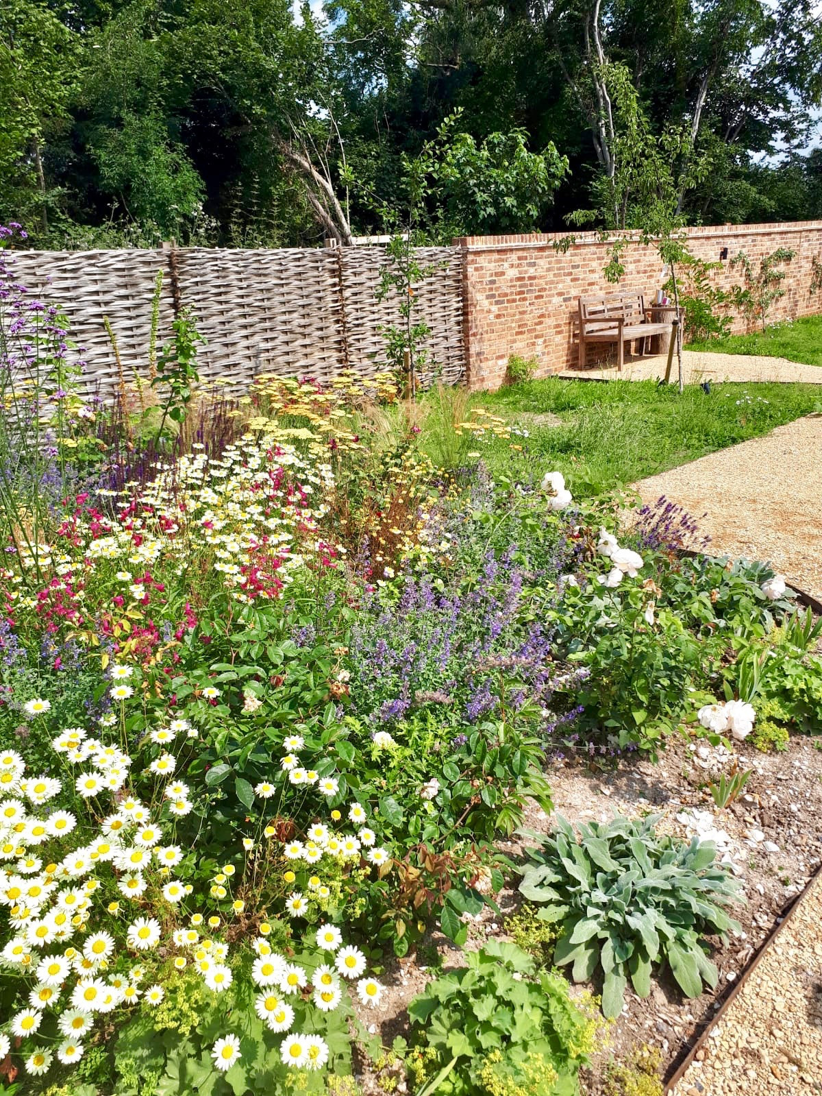 Colourful English Cottage Garden