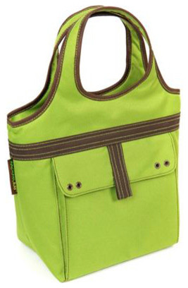 Wildkin Big Dot Aqua Double Decker Lunch Bag