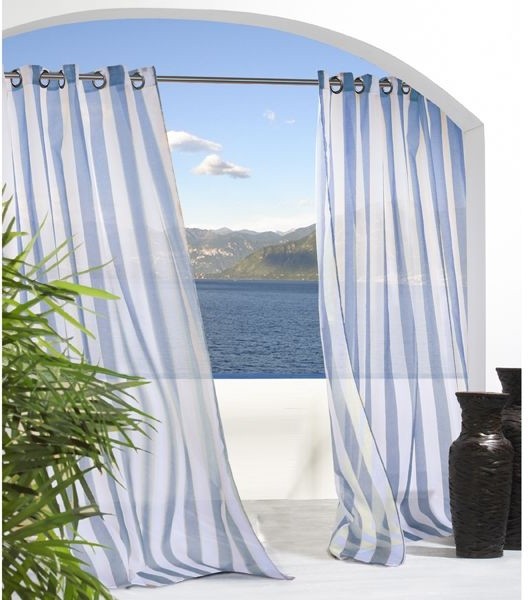 Stripe Cheer Outdoor Curtain