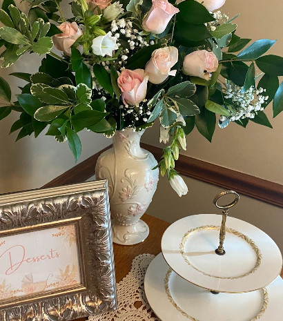 Baby Girl Shower Event Staging