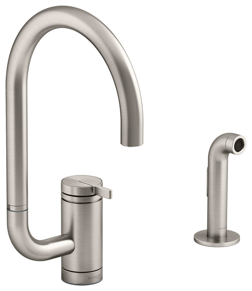 Kohler K-28272 Components 1.5 GPM 1 Hole Kitchen Faucet - Vibrant Stainless