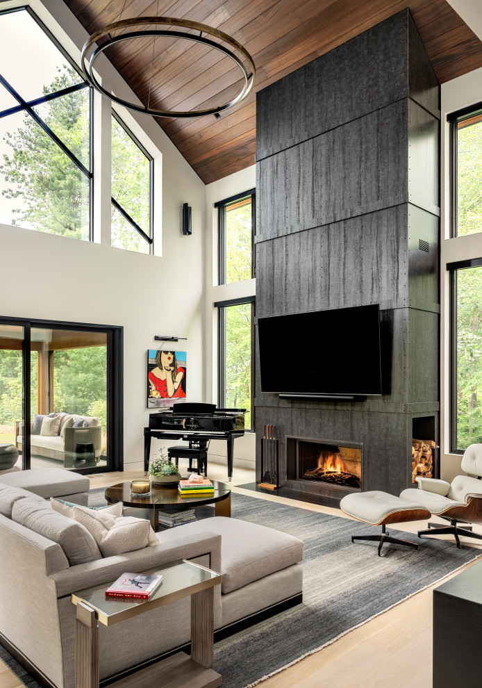 Locke Marsh Living Room - Contemporary - Living Room - Boston - by ...