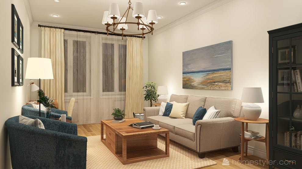 Гостиная в средиземноморском стиле